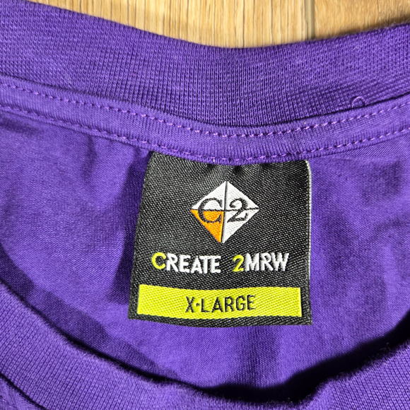 Create 2MRW Open Your Mind T-Shirt Men’s XL Embroidered Skull Mushrooms Graphic - Picture 4 of 7